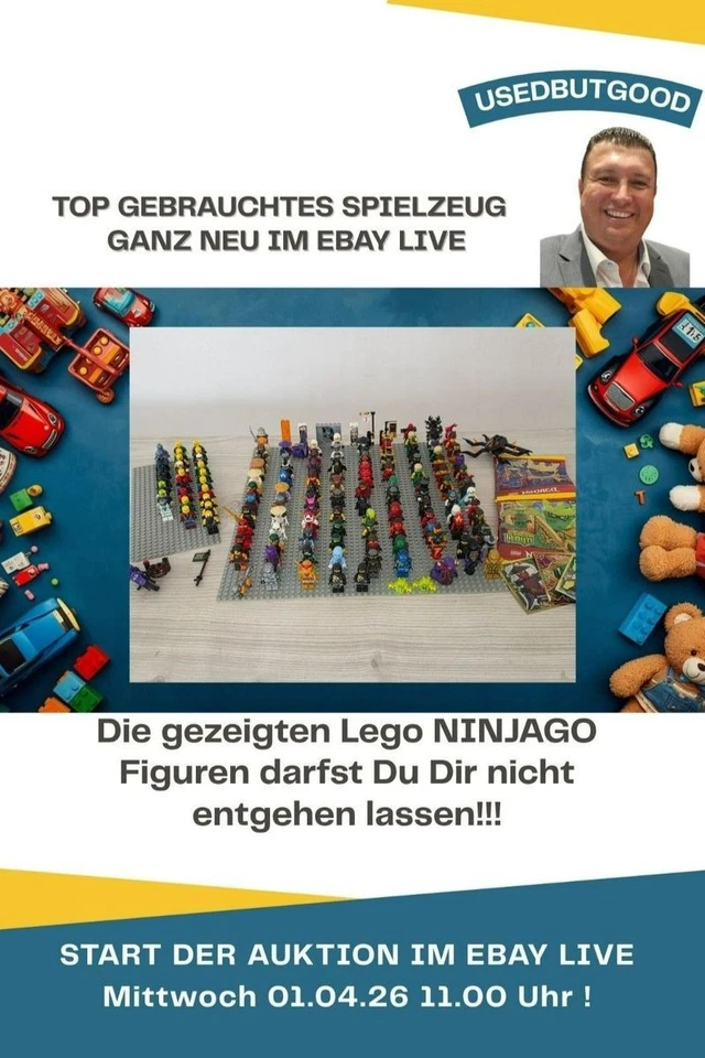 Lego NINJAGO Figuren große Auswahl mit vielen seltenen Figuren Teil 3