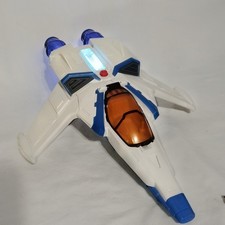 Kmart Space Shuttle Toy, Lights Sounds, White/Blue, 2009, MPN X-09-109