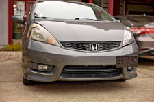 Front Bumper Tow Hook License Plate Bracket Mount For Honda Fit 2009-2013 New