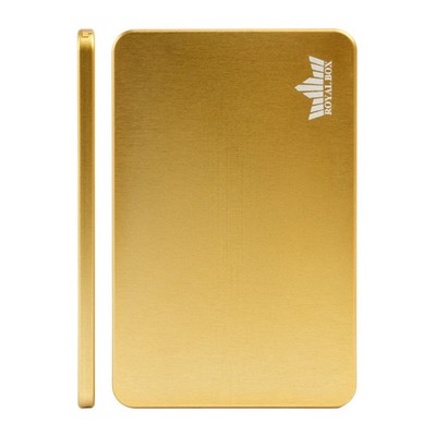 Royal Box S Line Gold Slim Storage Device 8 Compartments Credit Card Size