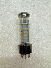 Mullard 6CA7 EL34 Output Tube Broken Guide Pin Strong Amperex