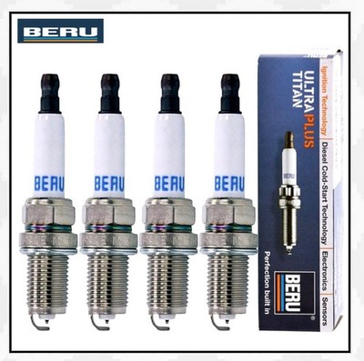 4 BERU ZÜNDKERZE ULTRA PLUS TITAN UPT5 für CITROEN BERLINGO C2 C3 C4 für NISSAN