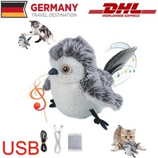 Elektrisch Katzenspielzeug,Spatzen interaktives fliegendes Vogel Katze Spielzeug