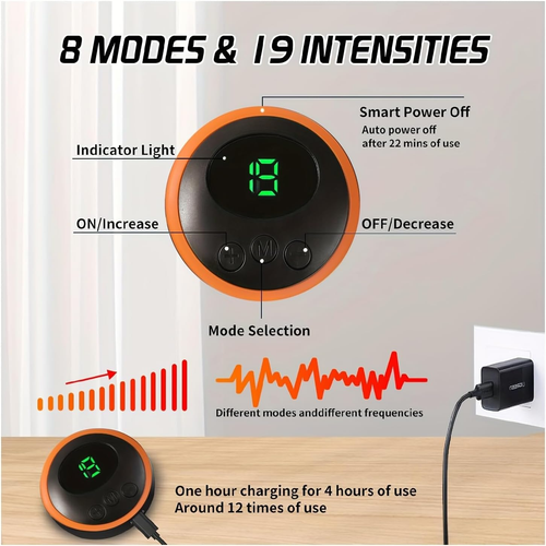 EMS Elettrostimolatore Muscolare, Allenatore Addominale per La Stimolazione Mira - Foto 5 di 12