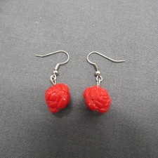 Red Earrings For Womens Teens Girls Gift Party Business Casual Her Chic Statment