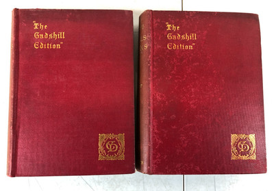 The Life of Charles Dickens by John Forster, Gadshill Edition, 1904, 2 vol., E-5