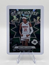 ✳️ 2025 WNBA Donruss - Brittney Sykes My House Green Fireworks Jersey #20/399!
