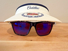 Vintage Cadillac Head Visor Hat with Attached Cadillac Sunglasses Promotional