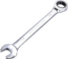 7/8 Inch Ratcheting Combination Wrench SAE 72 Teeth 12 Point Ratchet Box Ended S