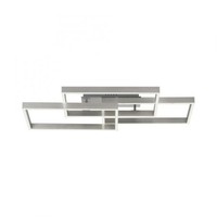 LED Deckenlampe Dimmbar Silber BüRo 82 Cm 2700/4000/5000 K Deckenleuchte Flach