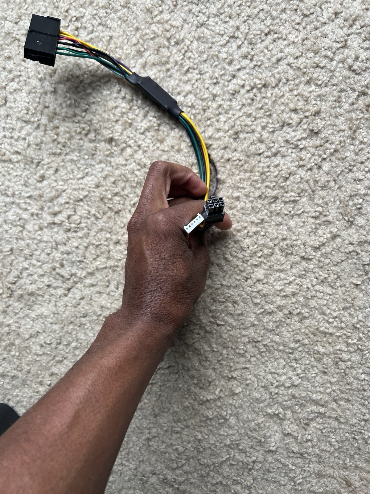 12" ATX Main 24-Pin to 6-Pin PSU Power Adapter Cable 18AWG for Select HP Systems