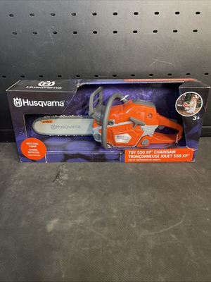 #ad Husqvarna Toy Chainsaw 550XP Realistic Sounds and Rotating Chain OEM 599608702 $32.00