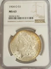 1904 O Morgan Dollar NGC MS63