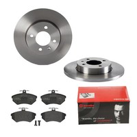 Brembo Bremsscheiben Ø256MM + BremsbelÄGe Vorne FÜR VW Passat B3/B4 Golf III