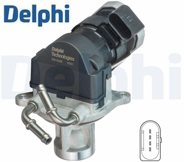 Delphi EG10429-12B1 Agr-Ventil AGR Ventil AbgasrüCkfüHrventil-image
