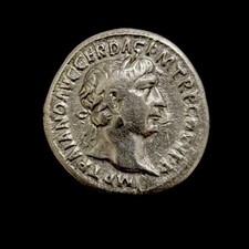 Trajan Silver Denarius “Dacia Capta” AD 103–107 – Rome Mint – RIC 218 EF