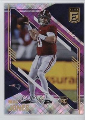 2021 Panini Donruss Elite Rookies Purple 35/99 Mac Jones #104 Rookie RC 3tb