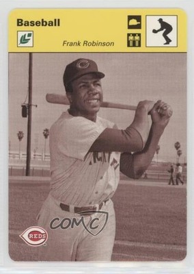 2005 Leaf Sportscasters Yellow Fielding Cap 2/25 Frank Robinson #15 HOF 1h1