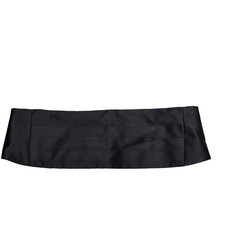 Vintage Polo Ralph Lauren Cummerbund 100 Silk Black Size S/M