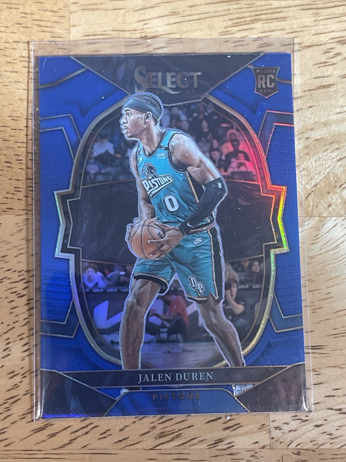 Jalen Duren 2022-23 Panini Select Blue Prizms #98 Rookie Card (RC) Pistons MINT