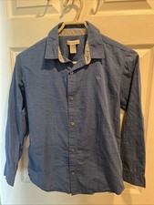CALVIN KLEIN BOYS SHIRT / Lg 14-16 / Long Sleeves / Blue
