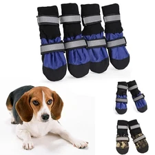 Winter Dog Boots – Waterproof, Anti-Slip, Reflective Paw Protectors for