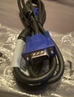 VGA/SVGA D-Sub Male to Male Monitor Cable, Black w/ Blue Connectors 507A2990B1-R — photo 4