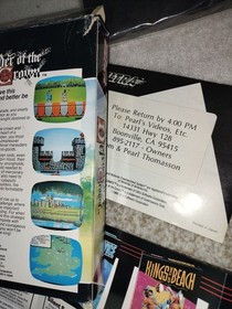 Defender Of The Crown NES Box - Manual - Inserts - Only (No Game.) Nintendo NES.