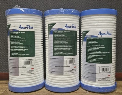 3 New Aqua Pure AP810 Whole House Water Filter Cartridge *New Ripped Packaging*