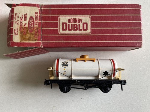 HORNBY DUBLO SPUR OO - 4675 KESSELWAGEN I.C.I. CHLOR (Kunststoffkupplungen) | Zustand: Used