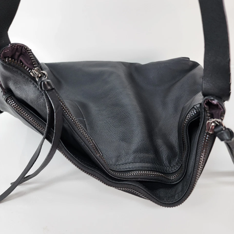 Kooba Purse Hobo Tote Black Leather Shoulder Bag Single Strap Handbag VERY LARGE - Image 4 of 4