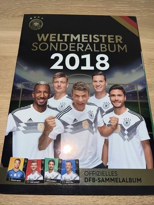 Weltmeister Sonderalbum 2018 DFB Sammelalbum vollständig - REWE Fußballkarten