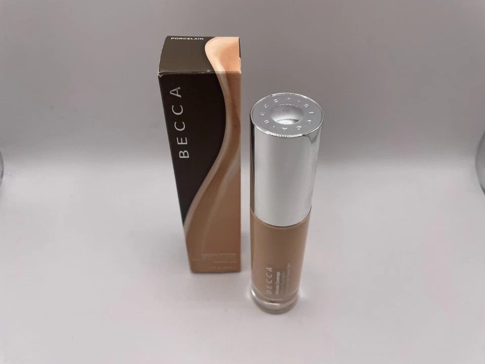 BRAND NEW BECCA ULTIMATE COVERAGE 24 HOUR FOUNDATION  - Porcelain- 30 ML - Image 2 of 4