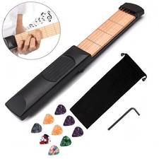 Pocket Guitar 6 Fret Portable Guitar Chord Practice Tool for Beginners Kid Gift