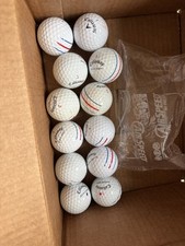 12 Callaway ChromeSoft Triple Track/ ERC Soft Golf Balls 4A Great Condition