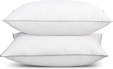 Soft Pillows for Sleeping (2 Pack),Supportive Down Alternative Polyester Micr...
