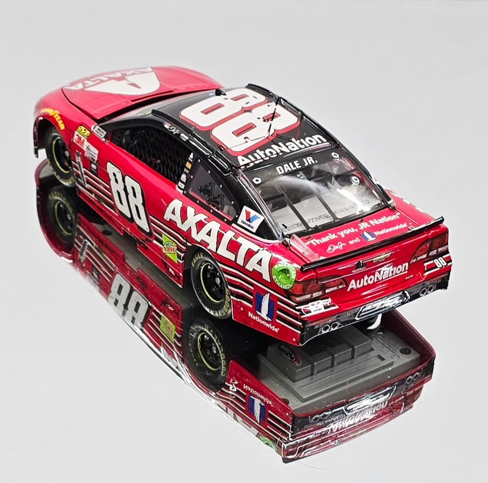 DALE EARNHARDT JR 2017 FINAL AXALTA RACED VERSION 1/24 RCCA ELITE NO COUPONS - Image 4 of 4