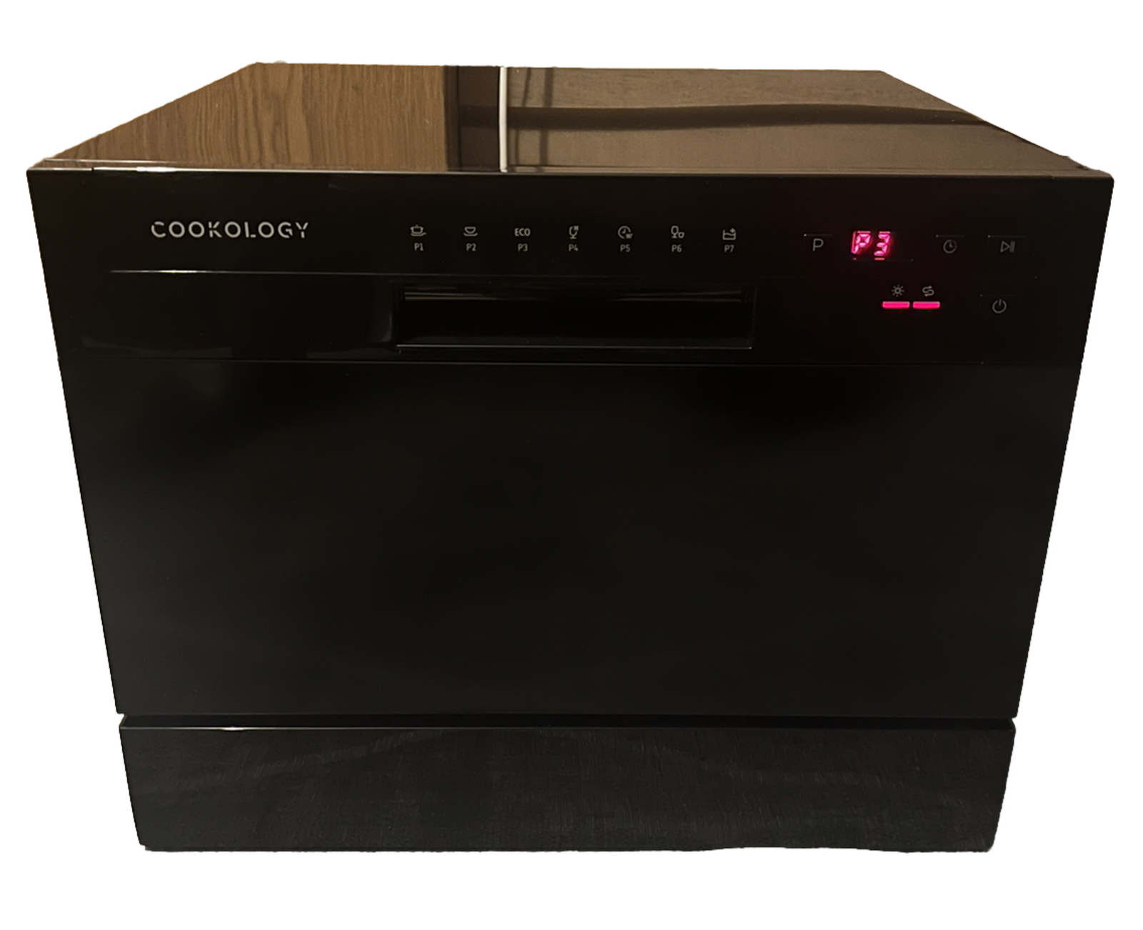 Cookology CTTD6BK Mini Counter Top Dishwasher Black 5057362086390 eBay