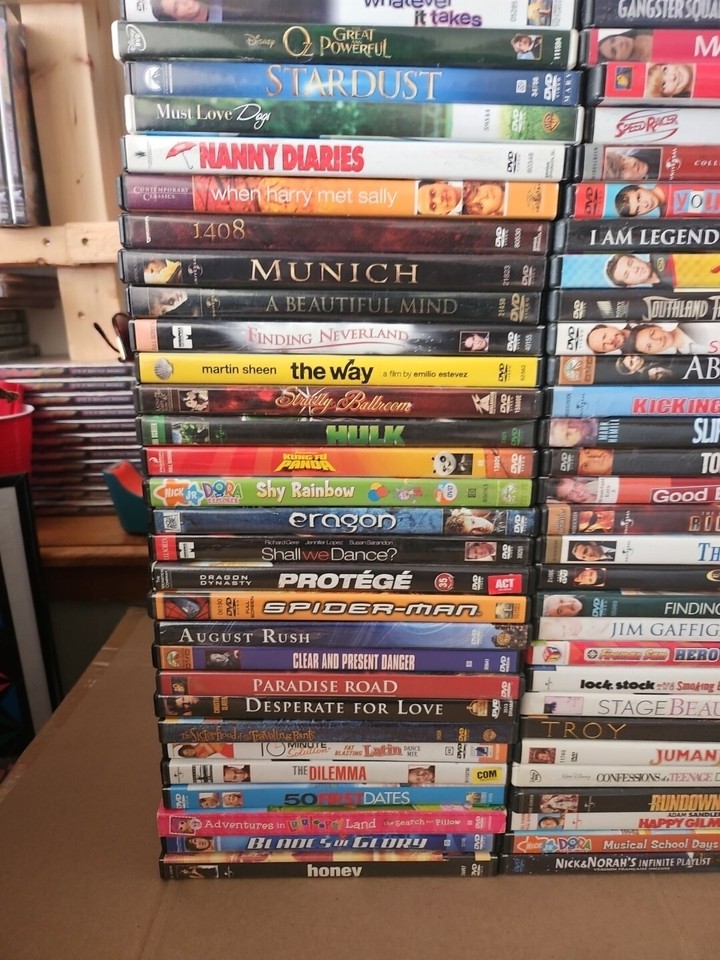 Lot of 65+ vintage Estate Sale DVD collection Classic dvds! MOVIES Trl8 ...