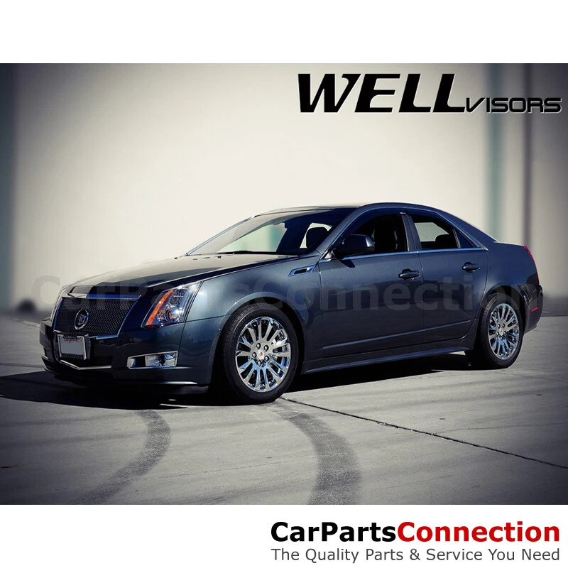 Viseras de ventana WellVisors 08-13 para Cadillac CTS sedán parasoles deflectores Foto 3 de 4