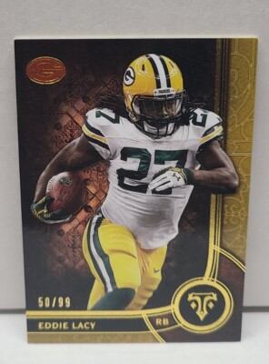 EDDIE LACY 2015 Topps Triple Threads GOLD ~ #'d /99 ~ Green Bay PACKERS