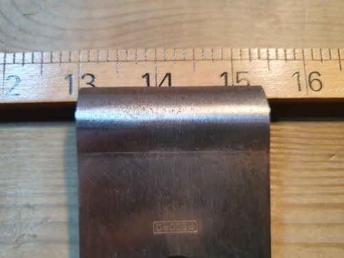 "Plano de banco de discos vintage 23/8"" tapa hierro antiguo carpintería herramientas manuales carpintería" - Imagen 3 de 5