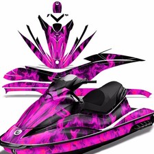 Decal Graphic Kit SeaDoo Jet Ski Wrap Bombardier Parts Sea-Doo GTI 06-10 ICE PNK