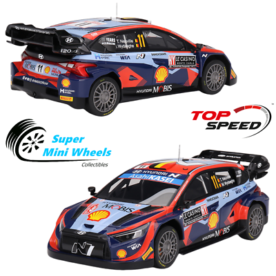Top Speed 1:18 Hyundai i20 N Rally1 Hybrid #11 2023 Rally Monte