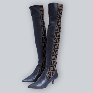 thigh high fendi boots