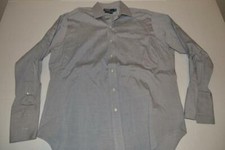 POLO RALPH LAUREN PHILIP OXFORD GRAY DRESS SHIRT MENS SIZE 16 32