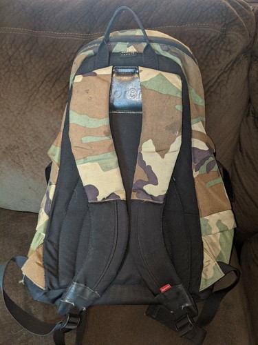 Supreme Camo Woodland Contour Backpack 100% authentic Yeezy Jordan
