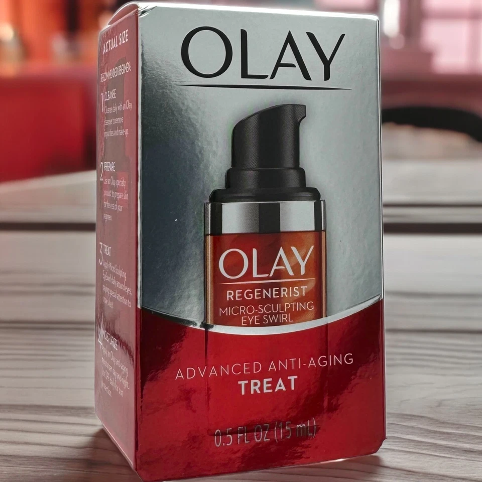 Olay Regenerist Micro-Esculpido Remolino de Ojos Tratamiento de Ojos Anti Envejecimiento 0.5oz Reafirmante Foto 2 de 4