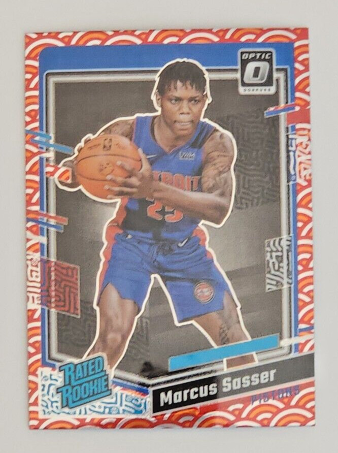 2023-24 Donruss Optic Rated Rookie Photon Prizm Rare SP Marcus Sasser RC #242