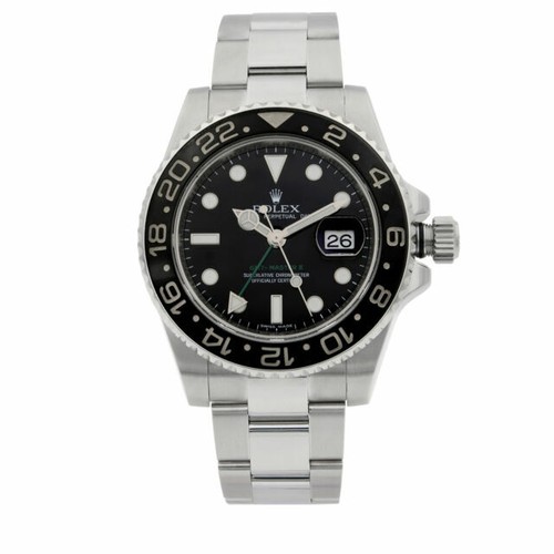Rolex GMT-Master II Men's Black Watch 